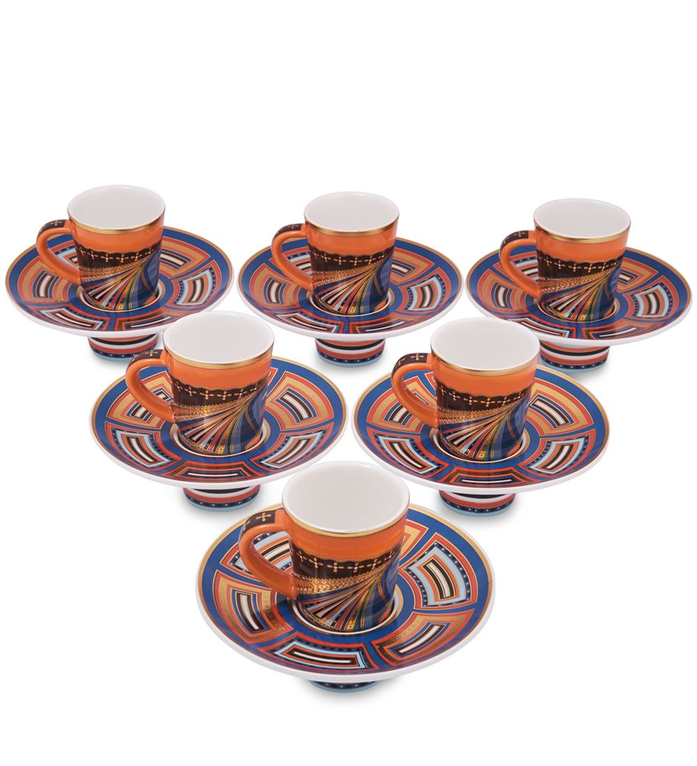 MUG-444 Подарочный набор из 6 кофейных пар MAGUS