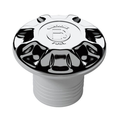 Горловина заливная для бензина под шланг 50 мм, пластик, хром