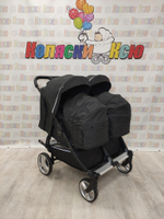 Коляска для двойни CARRELLO Connect CRL-5502 Serious Black