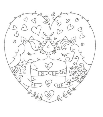 Я люблю раскрашивать единорожек