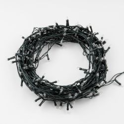 UDL-S1000-200-DGA WARM WHITE IP20 MINI Гирлянда с контроллером. 10м. 200 миниламп накаливания. Теплый белый свет. Провод зеленый. TM Uniel