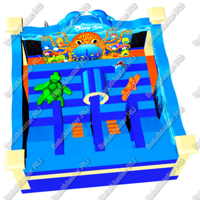 Коммерческий надувной батут "Подводный мир"