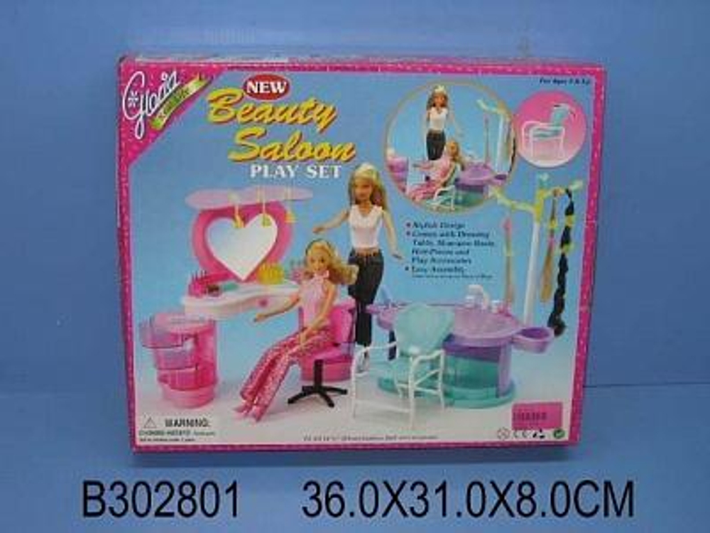 Мебель для кукол "Салон красоты" (кукла не вх. в комплекте ) 302801