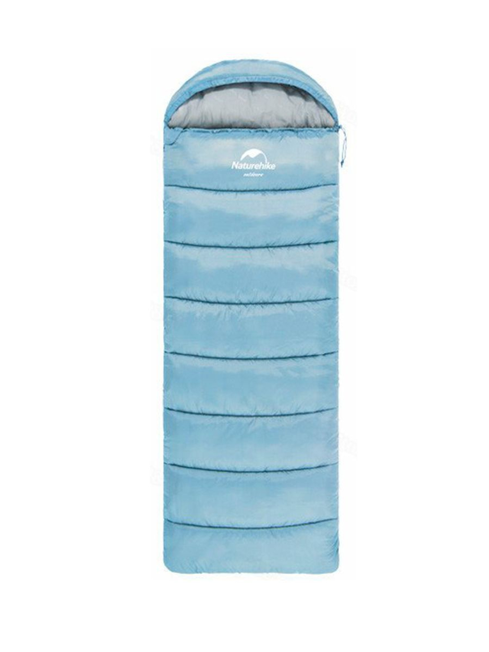 Спальный мешок Naturehike U Series Двойной хлопок осень-зима хаки зелёный U350S, молния слева, 6927595764329L