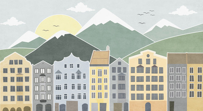 Дизайнерские обои Wall Street Big Little