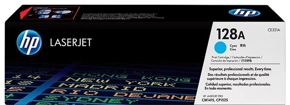 Картриджи HP CE321A голубой