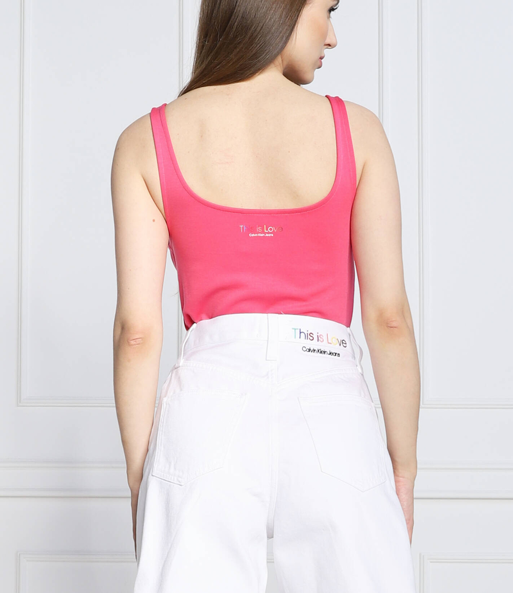 боди CALVIN KLEIN JEANS - розовый(J20J219581)