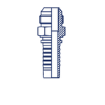 Фитинг DN 08 JIC (Ш) 1/2