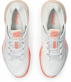 Женские теннисные кроссовки Asics Court FF 3 Clay - white/sun coral