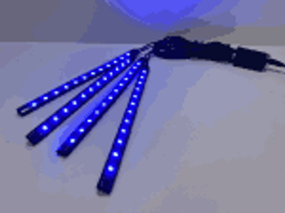 Подсветка в салон машины, светодиодная лента RGB