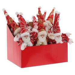 GAEM Дед Мороз (блок 12шт), L12 W4 H24 см, 3в.
