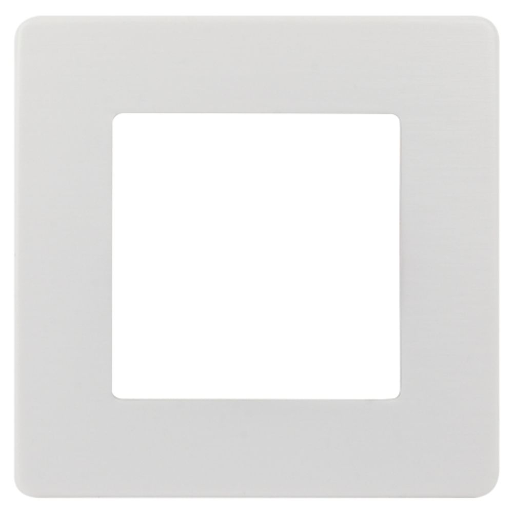 Рамка для розеток и выключателей ЭРА Серия 12 12-5101-01 на 1 пост, Сатин, белый