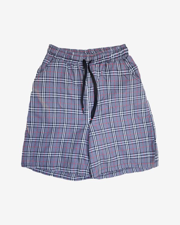 Шорты Семейные серо-красные - фото 1