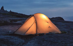 Палатка Naturehike Cloud Up Pro Si 1-местная, сверхлегкая, хаки