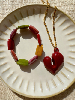 Браслет Микс осени из халцедона