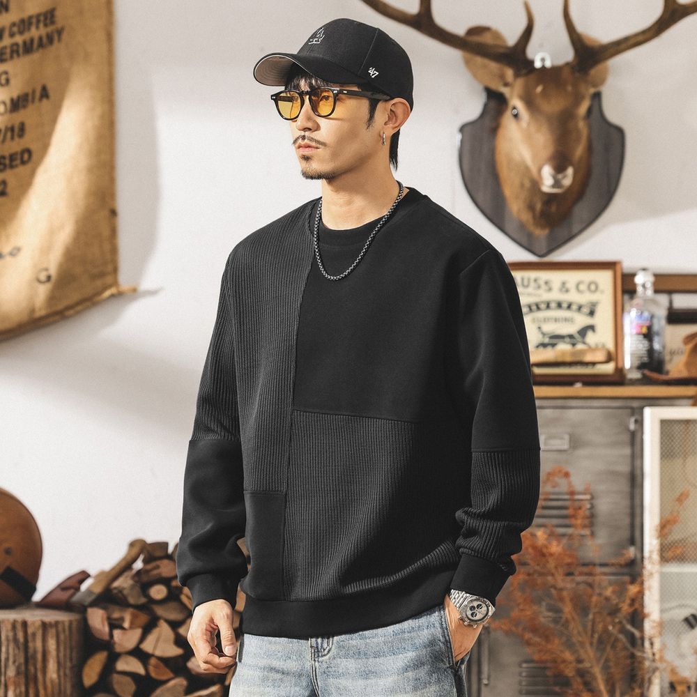 Свитшот мужской в американском стиле, весна-осень