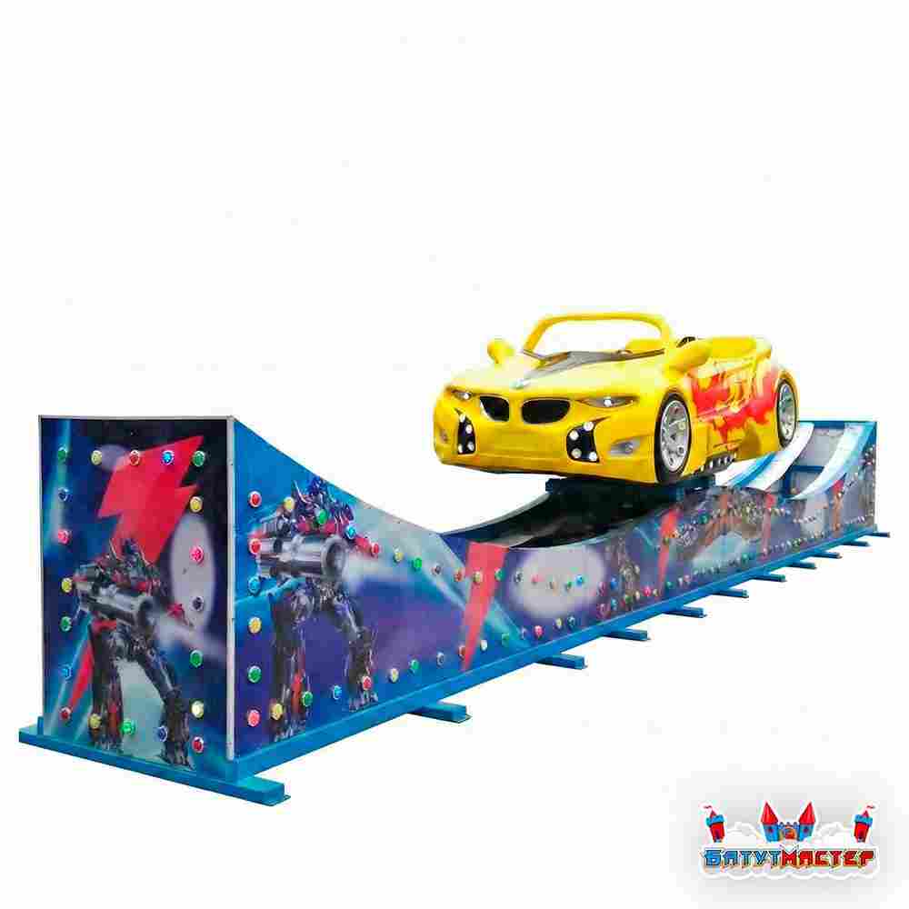 Аттракцион летающая машина «Огонь», 8 мест,  6×3×2,5 м