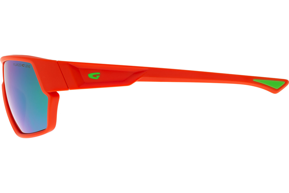 Спортивные очки GOG G1 / Matt Neon Orange-Green / Polarized Green Lens