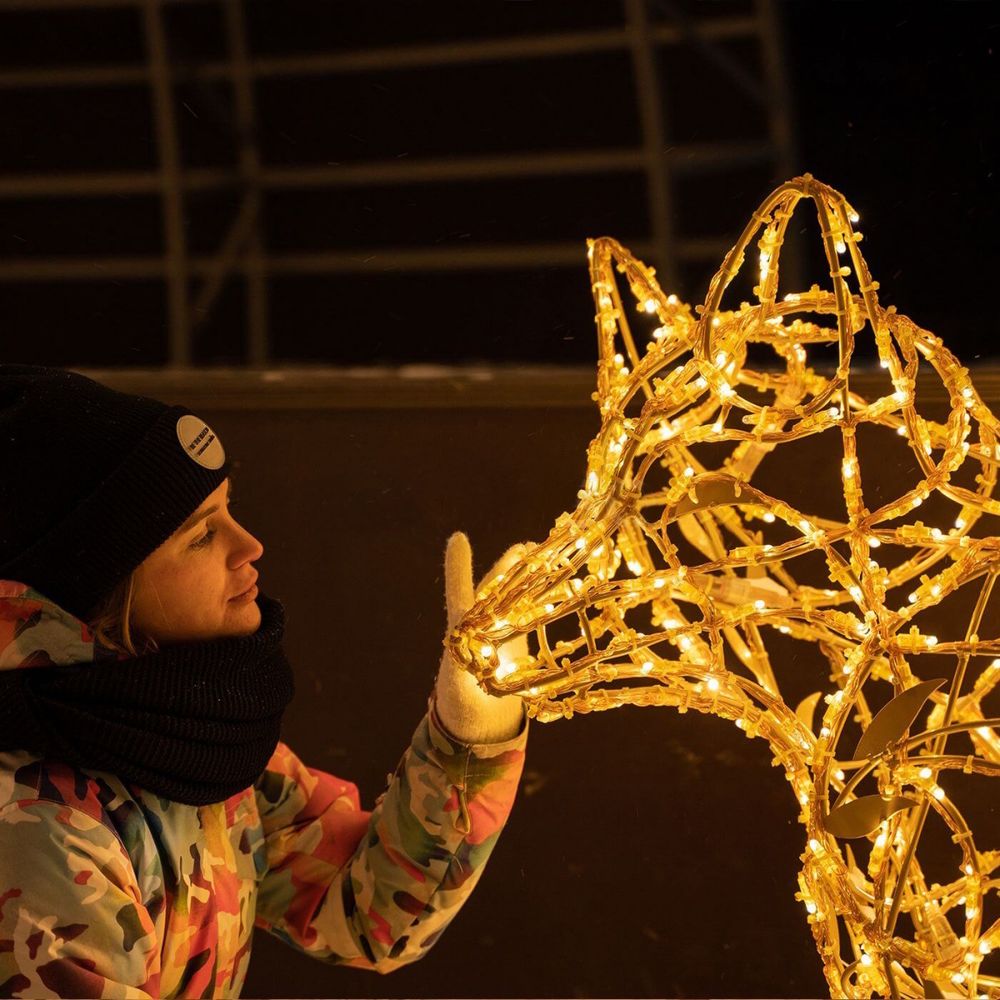 Светодиодная фигура "Лисичка"