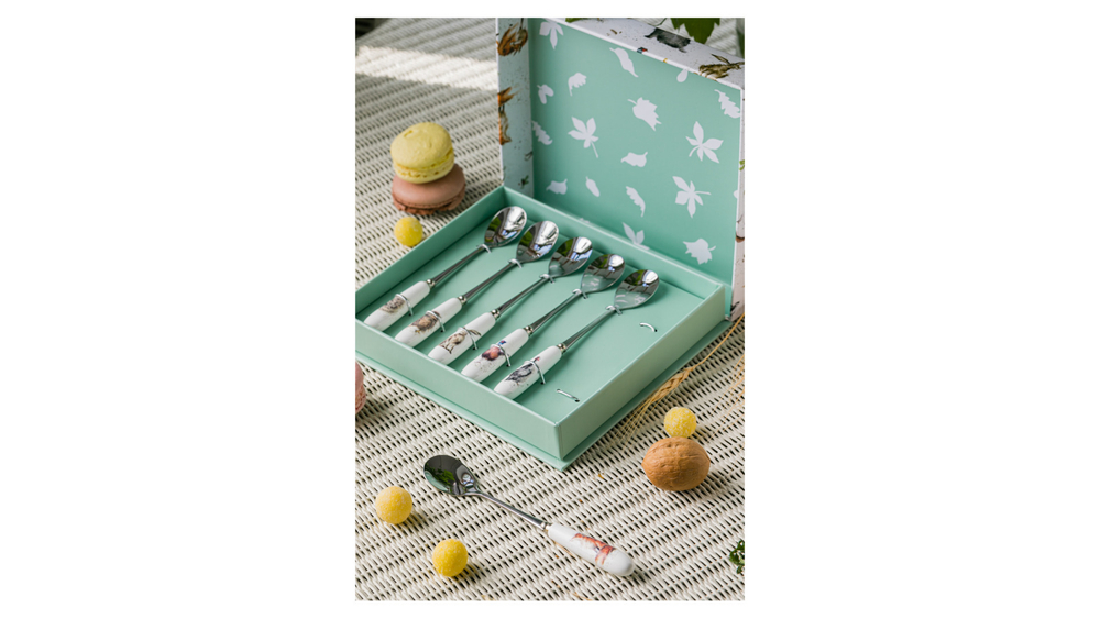 Набор ложек чайных 6шт 15см Royal Worcester Забавная фауна