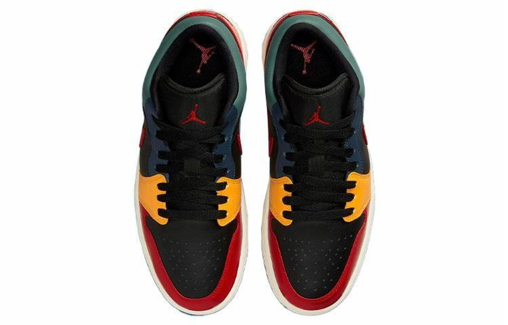 Кроссовки Jordan Air Jordan 1 Low "Black Multi" (Женская размерная сетка)