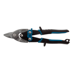 Ножницы по металлу "Piranha", 230 мм, прямой усиленный рез (Bulldog) сталь СrMo, двухкомпонентная рукоятка-ки Gross