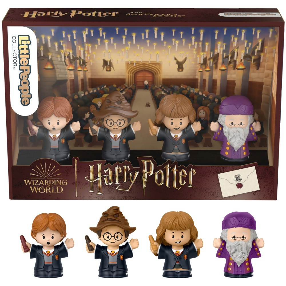 Little People Collector - Гарри Поттер и Философский камень 4-пак коллекционных фигурок HVG45