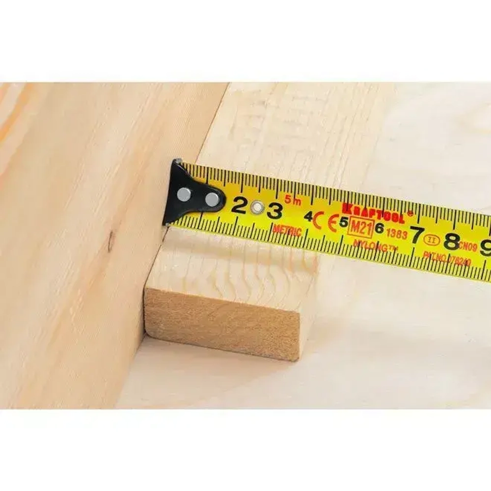 Рулетка KRAFTOOL X-Drive 5м/19мм с ударостойким обрезиненным корпусом 34122-05-19_z02