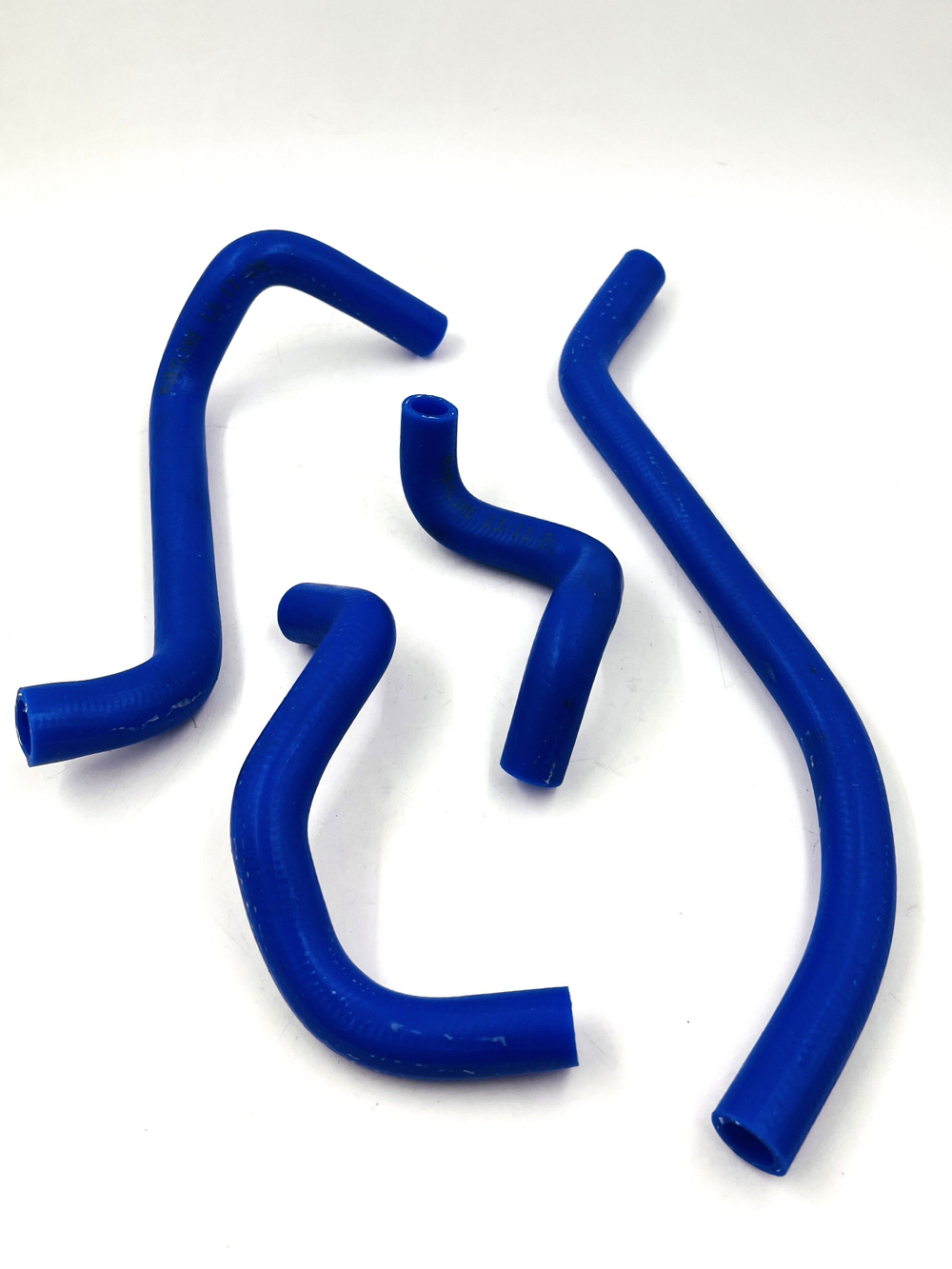 Патрубки отопителя силиконовые синие ВАЗ 2114-15, ВАЗ 21082 инжектор 4шт