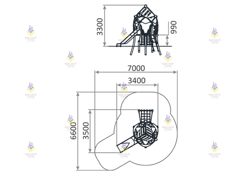 Спортивно-игровой комплекс «Молекула-3»