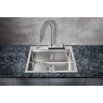 Мойка для кухни Milacio Denia 57 Steel MC.77400 сталь нержавеющая