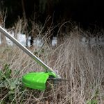 Триммер аккумуляторный Greenworks TB201H, Арт. 2112407U2B, 82V, 2,0 кВт, 46 см, c трехлопастным ножом и кусторезом, бесщеточный, с 2АКБ 5Ач и двойное ЗУ