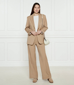 Хлопковый пиджак MATERIA Weekend MaxMara - бежевый(150410916)