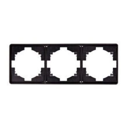 Рамка ROUND 3-постовая оникс KRANZ