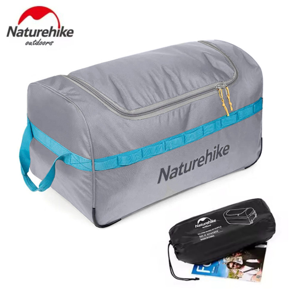 Сумка дорожная Naturehike А027, с колесами,110 л., серая