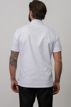 Туника с кокетками-карманами