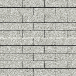 Тротуарная плитка ПРЯМОУГОЛЬНИК 300х100 мм Гранит Белый