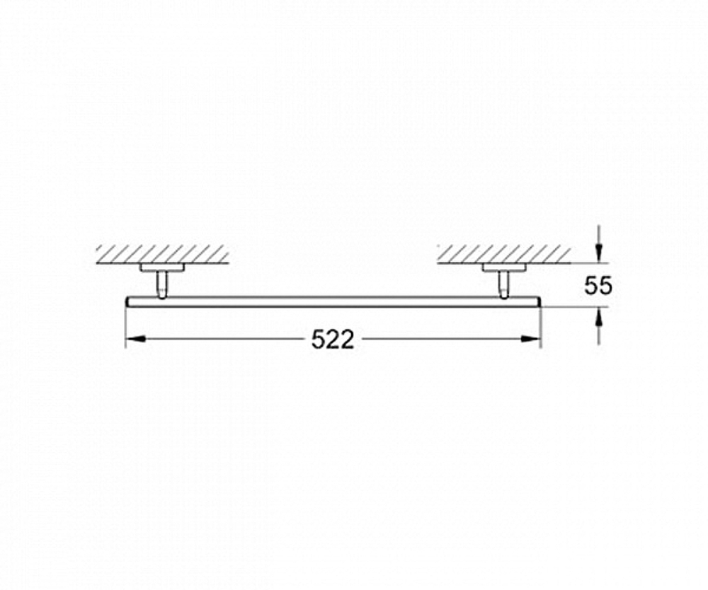Полотенцедержатель Grohe BauCosmopolitan 40459001 Хром