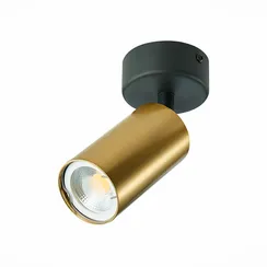 ST303.202.01 Потолочный светильник Золотистый GU10 1*50W  IP20 D70xH168 220V Без ламп Накладные светильники