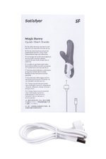 Вибратор Satisfyer Vibes Magic Bunny силикон фиолетовый 17,7 см