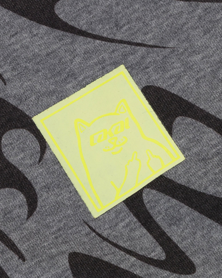 Худи LAKAI X RIPNDIP Flame Zipper Grey