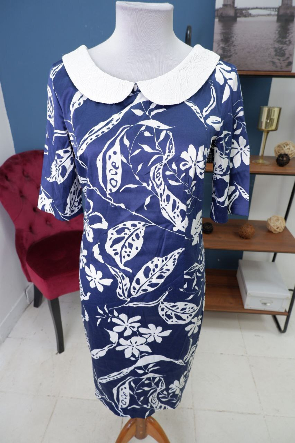 Платье Krisna с воротником 46 размер