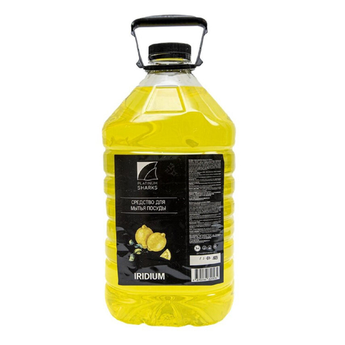 Средство для мытья посуды 5L Iridium лимон ПЭТ
