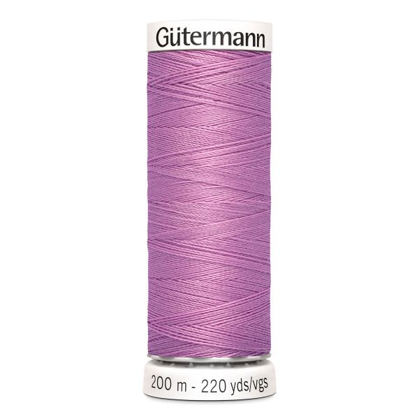Нитки универсальные Gutermann Sew-all 100 (200 метров), 5 кат. | 211 св.лиловый