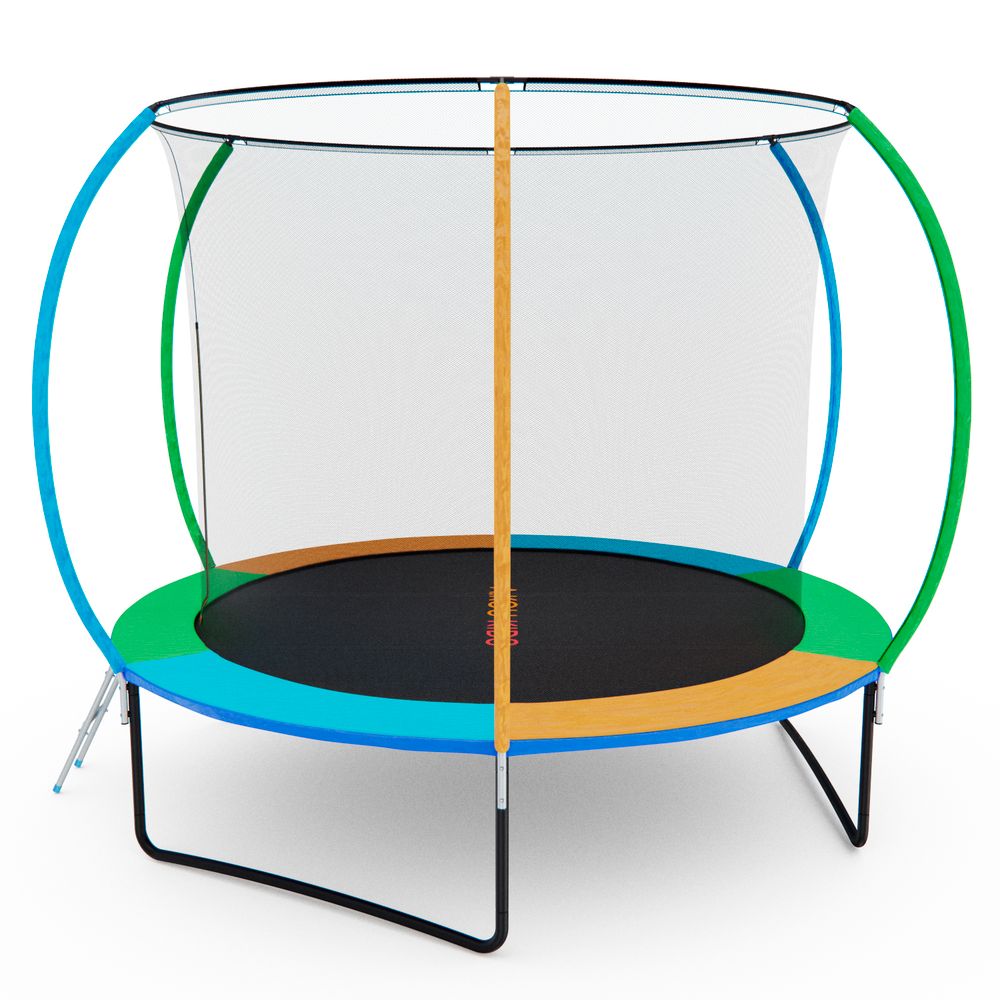 Батут с сеткой DFC A.KOU KIDS 10ft с лестницей