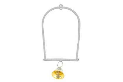 ДАРЭЛЕНД Качели для птиц, с металлическим колокольчиком, 8,5*13,5*18 см