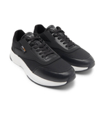 кожаные кроссовки low top lace up mix Calvin Klein - черный(HM0HM00750)