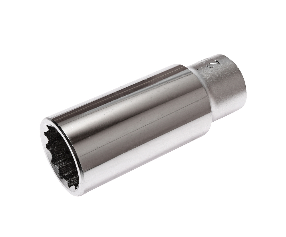 Головка торцевая 1/2" 21мм 12-ти гранная глубокая L=76мм JTC