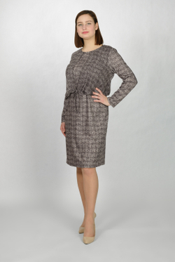 Трикотажное платье 2475ЮП, Мозаика #359Моза052475ЮП
