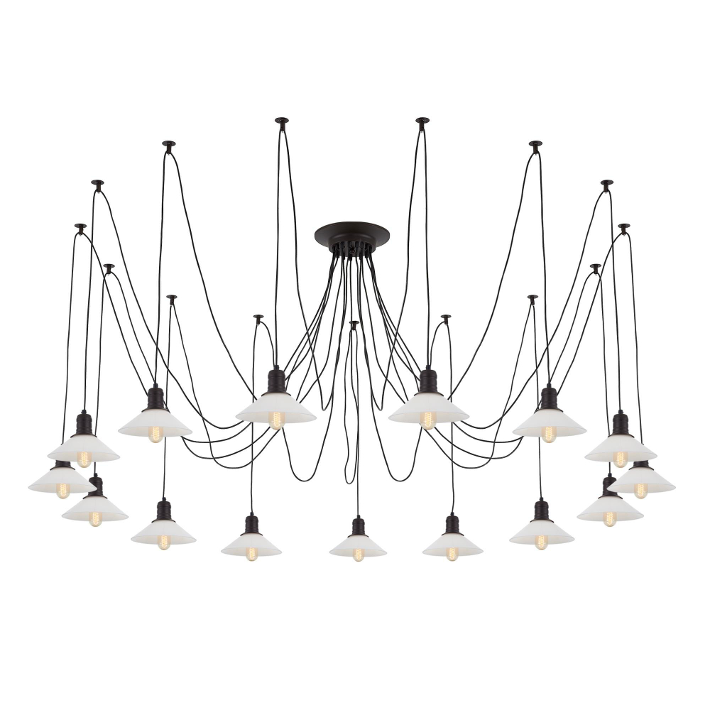 Citilux Эдисон CL451152 Люстра паук Венге